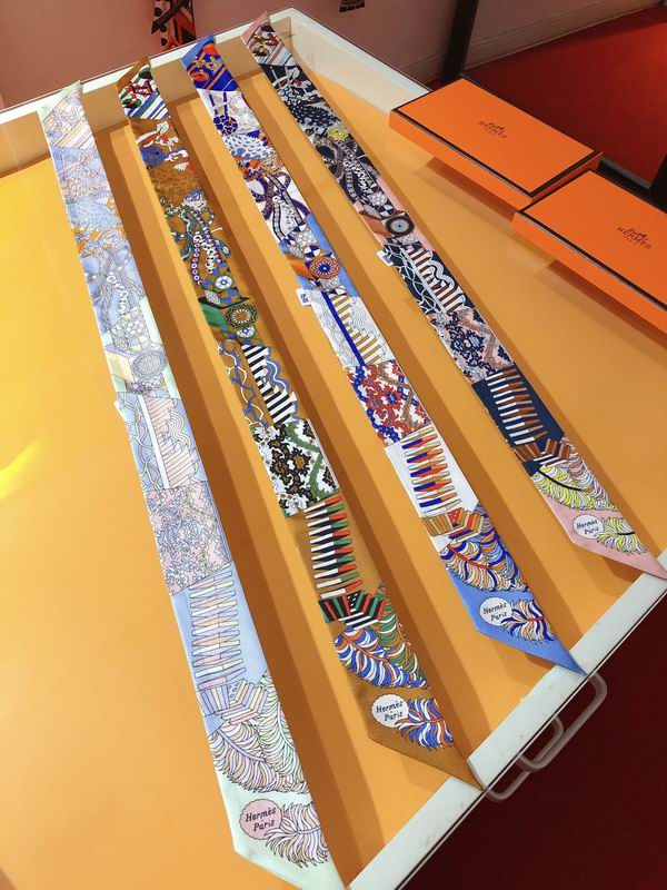 Hermes silk ribbon 5X86cm E0509105